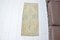 Small Antique Blonde Faded Rug 1