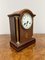 Edwardian Mahogany Inlaid Mantle Clock, 1900s 5