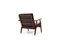 Poltrona GE-270 in teak di Hans J. Wegner per Getama, anni '50, Immagine 3