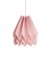 Lampe Origami Dusty Rose par Orikomi 1