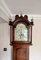 Reloj de caja larga George III de caoba con movimiento de 8 días, década de 1800, Imagen 4