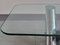 Vintage Coffee Table in Chrome-Plated Steel & Glass, 1970s 3
