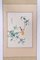 Pergamene cinesi decorate con rami di fiori e uccelli, set di 2, Immagine 2