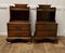 Large French Walnut Bedside Cabinets, 1920s, Set of 2 7