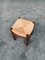 French Rustic Oak and Rush Stool, 1950s 4