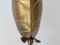 Vintage Leaf Wall Light in Gilded Aluminium & Brass, 1970s, Image 6