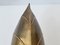 Vintage Leaf Wall Light in Gilded Aluminium & Brass, 1970s, Image 10