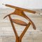 Wooden Valet Stand on Wheels by Ico Parisi for Fratelli Reguitti, 1950s, Image 3
