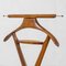 Wooden Valet Stand on Wheels by Ico Parisi for Fratelli Reguitti, 1950s, Image 5