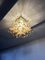 Lampada da soffitto di Murano con petali in vetro ambrato e trasparente, anni '90, Immagine 9