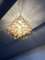 Lampada da soffitto di Murano con petali in vetro ambrato e trasparente, anni '90, Immagine 8
