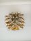Murano Ceiling Lamp with Amber and Clear Glass Petals, 1990s 13