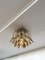 Murano Ceiling Lamp with Amber and Clear Glass Petals, 1990s, Image 4