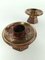 Sculptural and Brutalist Candleholders in Brass and Copper, 1970s, Set of 2 11