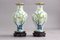 Chinese Jingfa Vases in Enamel, Metal & Wood, 1960s, Set of 2 1