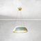 Suspension Lamp in Satin Glass and Lacquered Metal from Stilnovo, 1960s 1