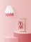 Dusty Rose Table Lamp by Orikomi, Image 2