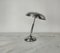 Lámpara de mesa vintage de latón niquelado de Giovanni Michelucci para Lariolux Italia, años 50, Imagen 5