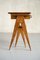 Compass Desk and Stool, France, 1950s, Set of 2 7