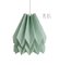 Lampe Origami Plus Plain Forest Mist par Orikomi 1