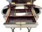 Napoleon 3 Blackened Wooden Auxiliary Table with Marquetry Decoration 6