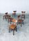 Chaises de Salle à Manger Rustiques Folk Art en Chêne, France, 1940s, Set de 6 21