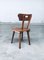 French Folk Art Rustic Dining Chair Set in Oak, 1940s, Set of 6 16