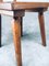 French Folk Art Rustic Dining Chair Set in Oak, 1940s, Set of 6 4
