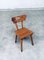 Juego de sillas de comedor rústicas francesas de roble, años 40. Juego de 6, Imagen 14