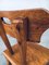French Folk Art Rustic Dining Chair Set in Oak, 1940s, Set of 6 2