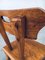 French Folk Art Rustic Dining Chair Set in Oak, 1940s, Set of 6, Image 2