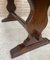 Spanish Colonial Narrow Walnut Console Table, 1920s 4