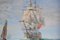 Desmond V. C. Johnson, Seascape with Galleon, Oil on Board, 1950s, Framed 7