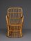 Vintage Italian Rattan Armchair from Dal Vera, 1950s 10