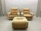 Vintage Mellisa Armchairs with Footstool from G Plan, 1980s, Set of 3 2