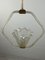 Lámpara de araña de cristal de Murano atribuida a Ercole Barovier para Barovier & Toso, Italia, años 40, Imagen 14