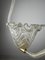 Lámpara de araña de cristal de Murano atribuida a Ercole Barovier para Barovier & Toso, Italia, años 40, Imagen 8