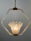Lámpara de araña de cristal de Murano atribuida a Ercole Barovier para Barovier & Toso, Italia, años 40, Imagen 18