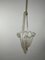 Lámpara de araña de cristal de Murano atribuida a Ercole Barovier para Barovier & Toso, Italia, años 40, Imagen 11