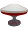 Vintage Space Age Desk Lamp in Red & White, 1960s, Image 5