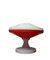 Vintage Space Age Desk Lamp in Red & White, 1960s 11