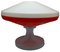 Vintage Space Age Desk Lamp in Red & White, 1960s, Image 2