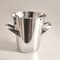 Vintage Silver-Plated Metal Wine Cooler by Wilhelm Wagenfeld for Wmf, 1950s 1