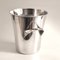 Vintage Silver-Plated Metal Wine Cooler by Wilhelm Wagenfeld for Wmf, 1950s 3