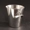 Vintage Silver-Plated Metal Wine Cooler by Wilhelm Wagenfeld for Wmf, 1950s 4