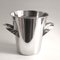 Vintage Silver-Plated Metal Wine Cooler by Wilhelm Wagenfeld for Wmf, 1950s 6