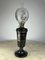 Lámpara de aceite de cerámica de bronce y vidrio, Italia, años 30, Imagen 7