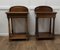 Cherry Wood Night Tables Bedside Cabinet, 1920s, Set of 2 1