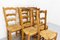 French Dining Chairs in Oak, 1970, Set of 6 5