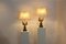 Lámparas de mesa belgas grandes de latón esculpidas para Deknudt. Juego de 2, Imagen 15